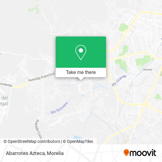 Mapa de Abarrotes Azteca