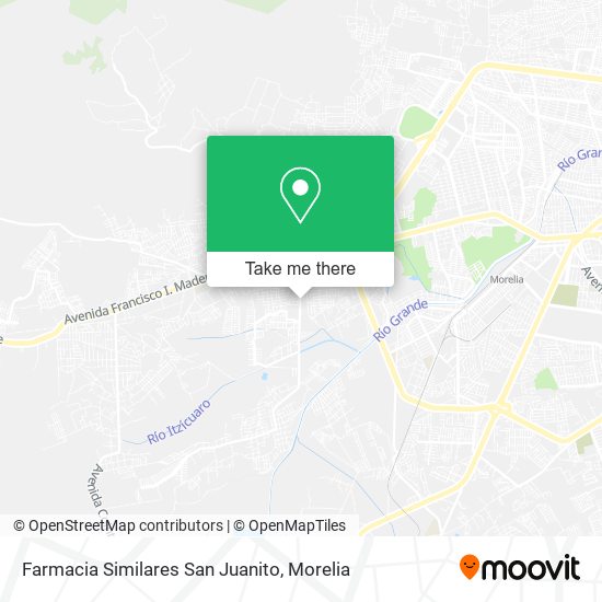 Farmacia Similares San Juanito map