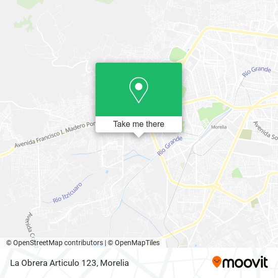 La Obrera Articulo 123 map