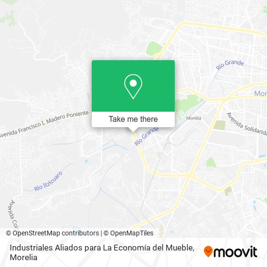 Industriales Aliados para La Economía del Mueble map