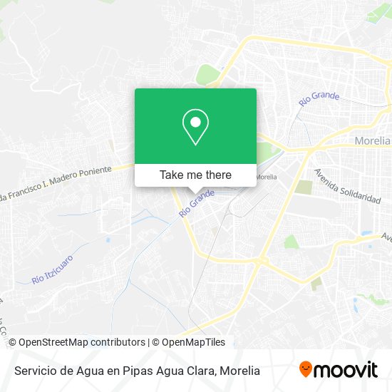 Servicio de Agua en Pipas Agua Clara map