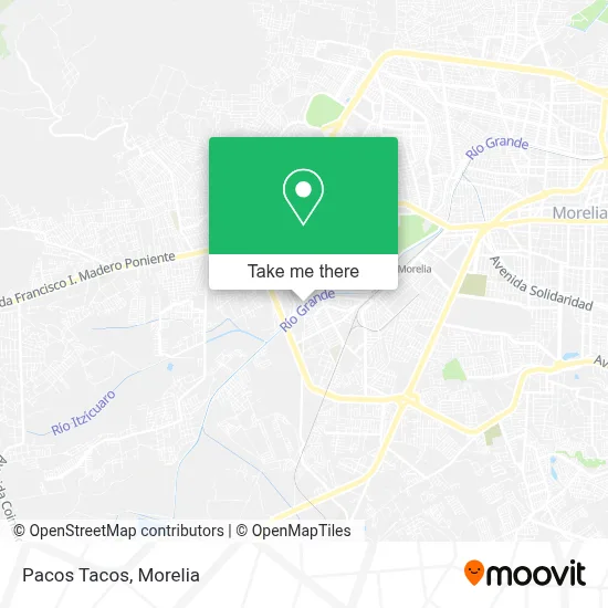 Pacos Tacos map