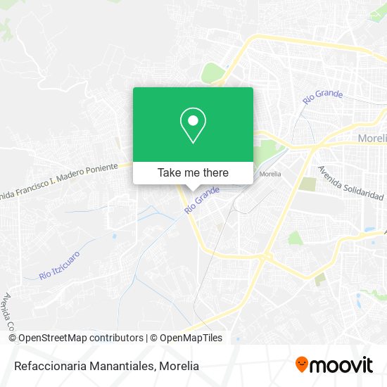 Refaccionaria Manantiales map