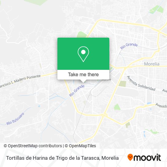 Tortillas de Harina de Trigo de la Tarasca map