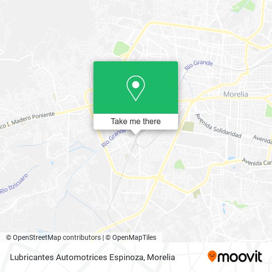 Lubricantes Automotrices Espinoza map