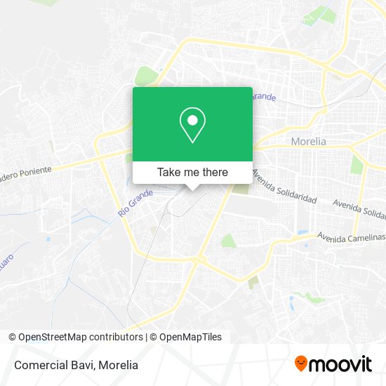 Mapa de Comercial Bavi