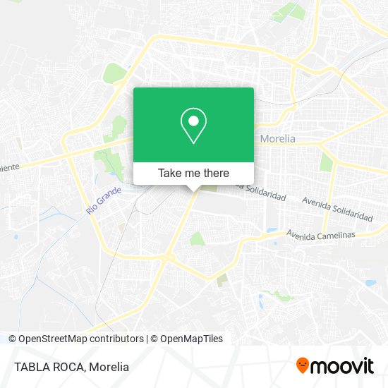 Mapa de TABLA ROCA