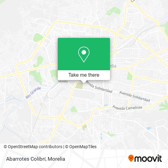 Mapa de Abarrotes Colibrí