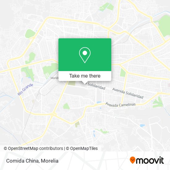 Mapa de Comida China