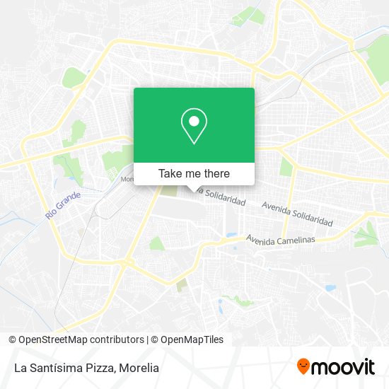 Mapa de La Santísima Pizza