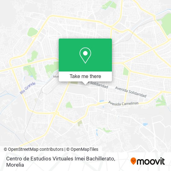 Mapa de Centro de Estudios Virtuales Imei Bachillerato