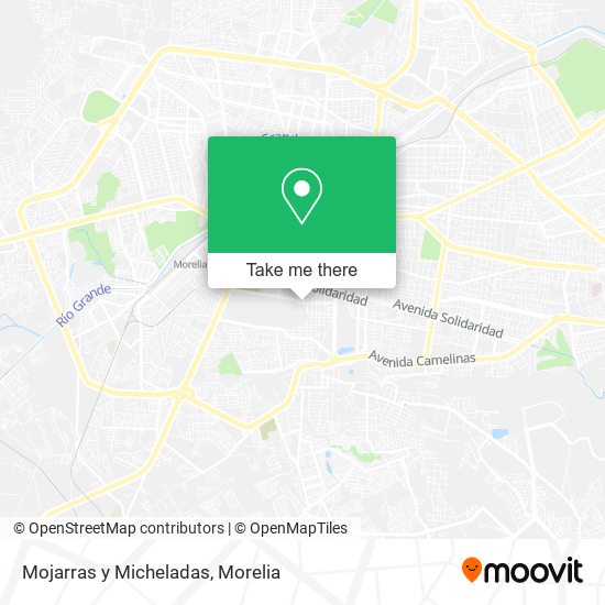 Mojarras y Micheladas map