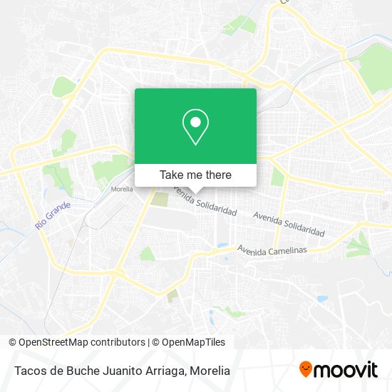 Tacos de Buche Juanito Arriaga map