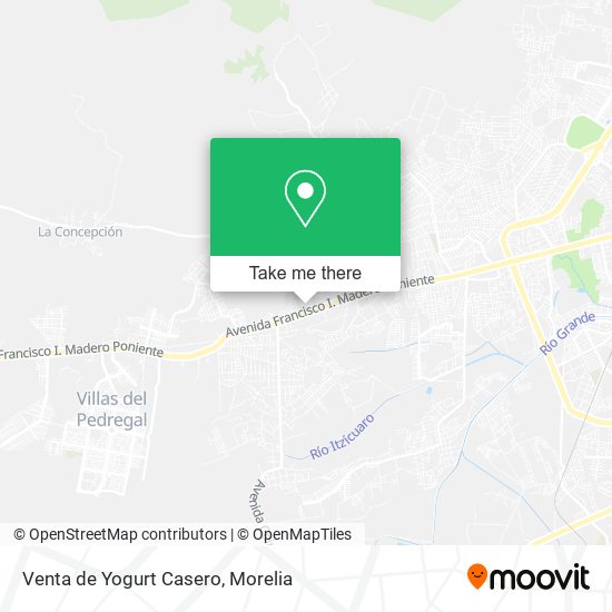 Mapa de Venta de Yogurt Casero