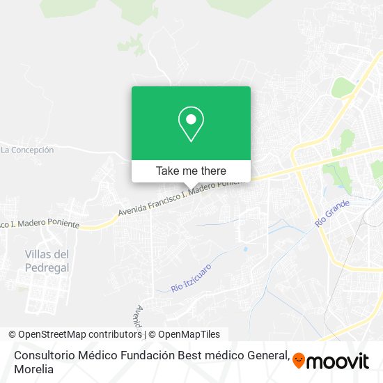 Mapa de Consultorio Médico Fundación Best médico General