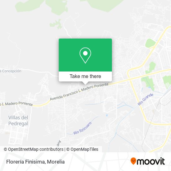 Mapa de Florería Finisima