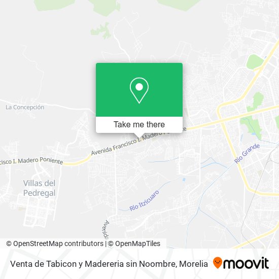 Venta de Tabicon y Madereria sin Noombre map
