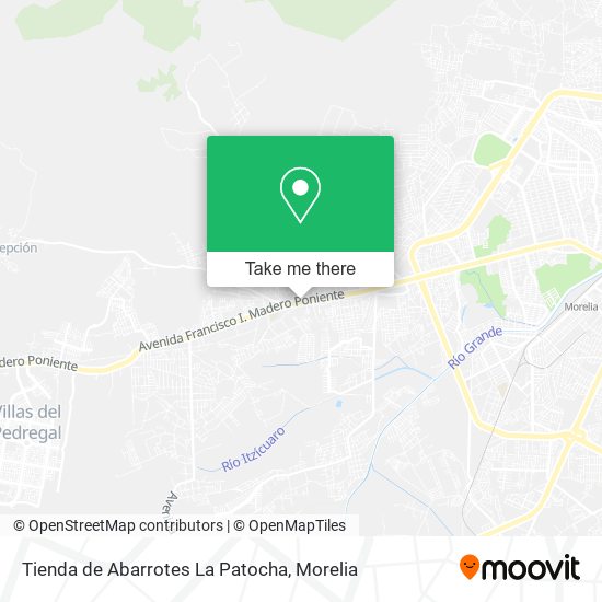 Mapa de Tienda de Abarrotes La Patocha