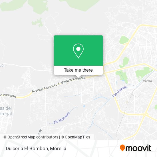 Dulcería El Bombón map