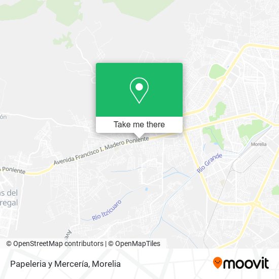 Papeleria y Mercería map