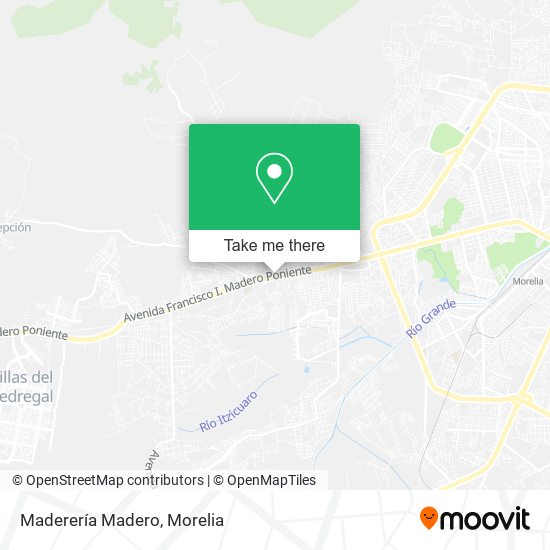 Mapa de Maderería Madero