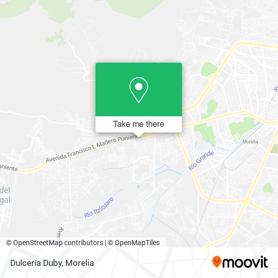 Mapa de Dulcería Duby