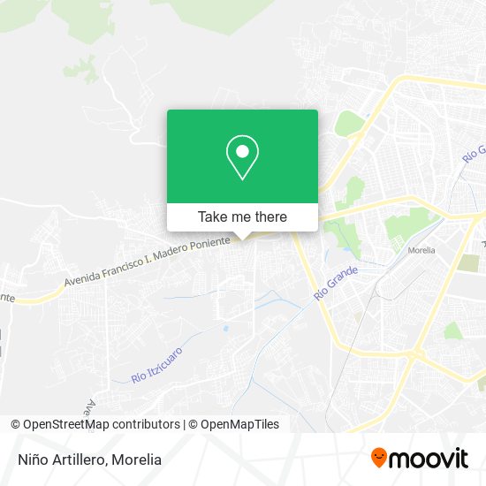 Mapa de Niño Artillero