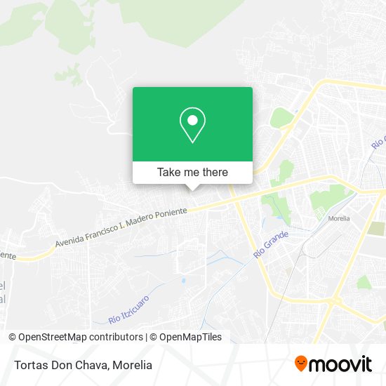 Mapa de Tortas Don Chava