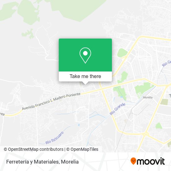 Ferretería y Materiales map