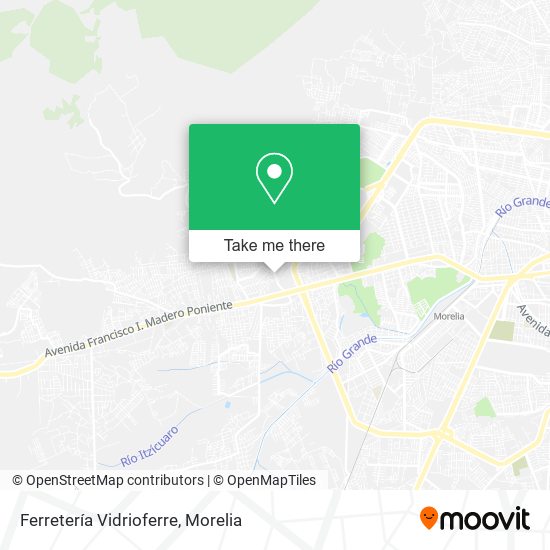 Mapa de Ferretería Vidrioferre