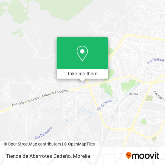 Tienda de Abarrotes Cedeño map