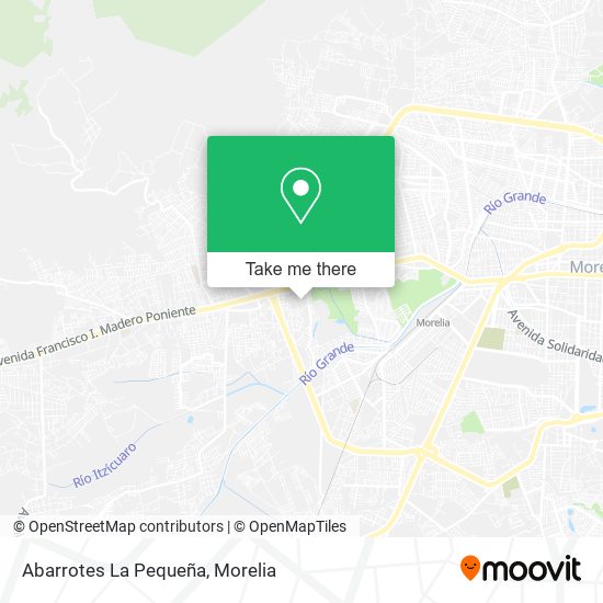 Abarrotes La Pequeña map