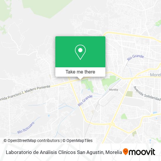 Laboratorio de Análisis Clinicos San Agustin map