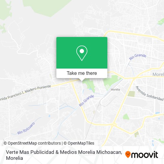 Verte Mas Publicidad & Medios Morelia Michoacan map