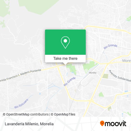 Lavandería Milenio map