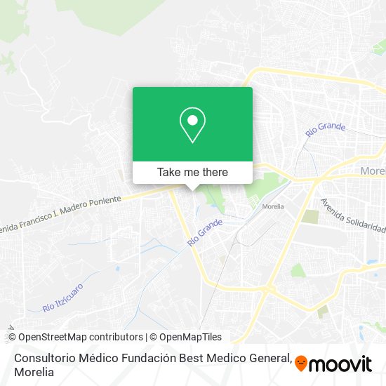 Mapa de Consultorio Médico Fundación Best Medico General