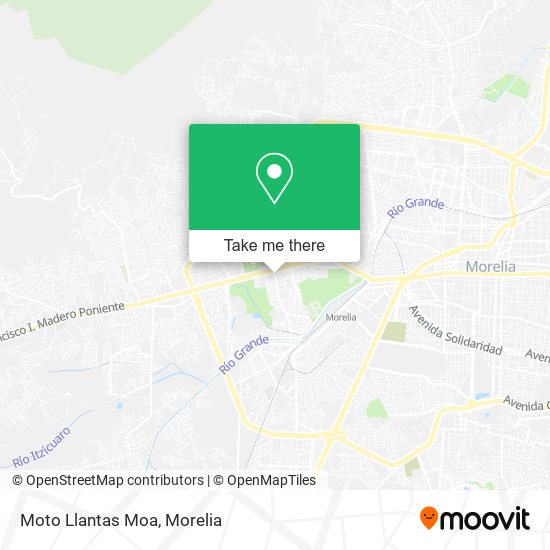 Mapa de Moto Llantas Moa
