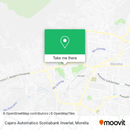 Mapa de Cajero Automático Scotiabank Inverlat