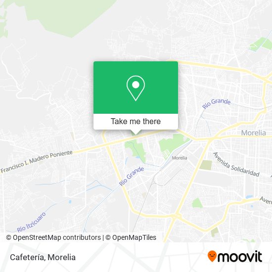 Mapa de Cafetería