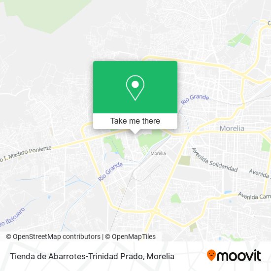 Mapa de Tienda de Abarrotes-Trinidad Prado