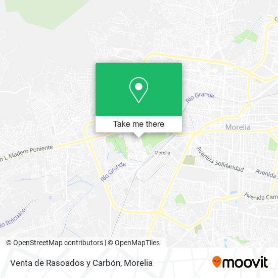 Mapa de Venta de Rasoados y Carbón