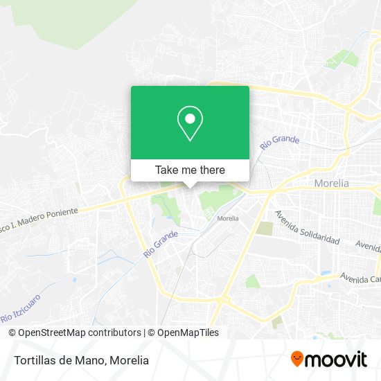 Mapa de Tortillas de Mano