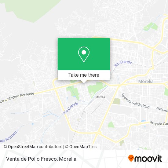 Mapa de Venta de Pollo Fresco