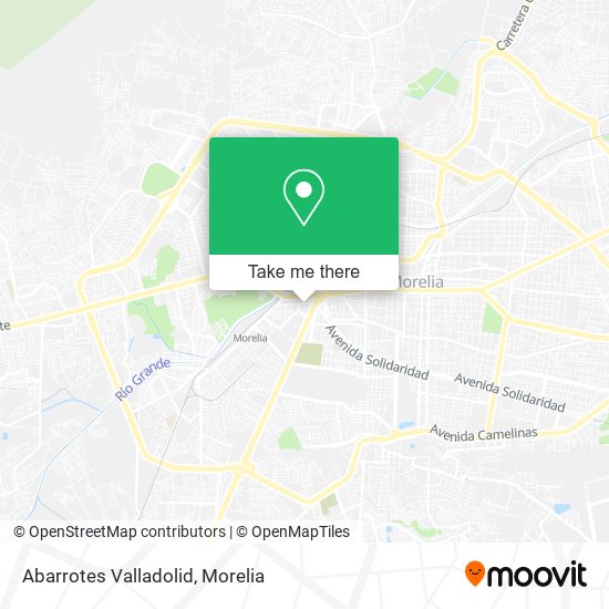 Abarrotes Valladolid map