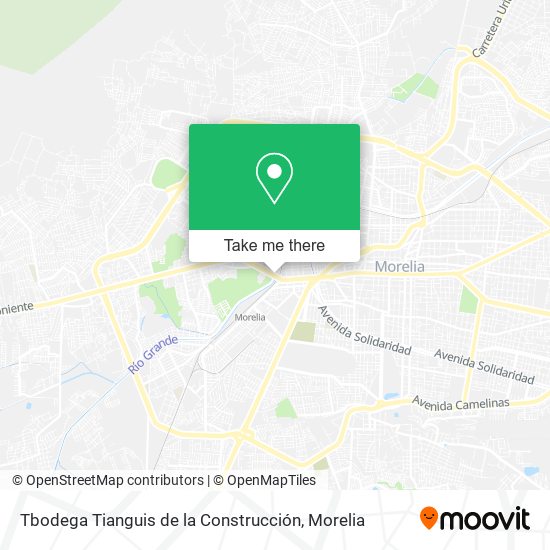 Tbodega Tianguis de la Construcción map