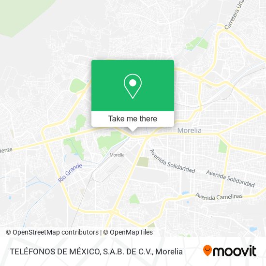 TELÉFONOS DE MÉXICO, S.A.B. DE C.V. map