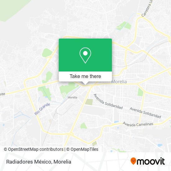 Radiadores México map