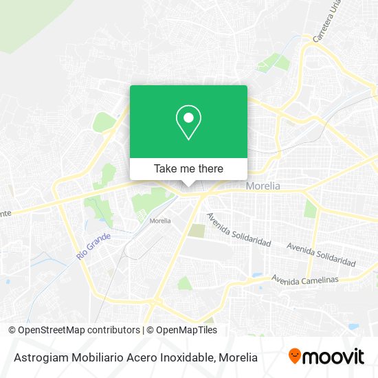 Astrogiam Mobiliario Acero Inoxidable map