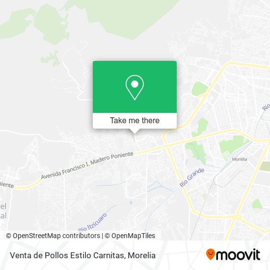 Mapa de Venta de Pollos Estilo Carnitas