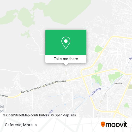 Mapa de Cafetería